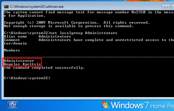 Πώς Σπάω τον Κωδικό Διαχειριστή σε όλα τα Windows 7 Windows 8.1 Windows 10 28