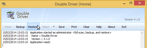 drivers μετά το format backup 09