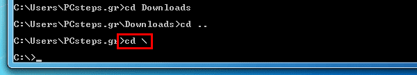 γραμμή εντολών windows 7 windows 8 17
