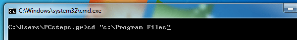 γραμμή εντολών windows 7 windows 8 24