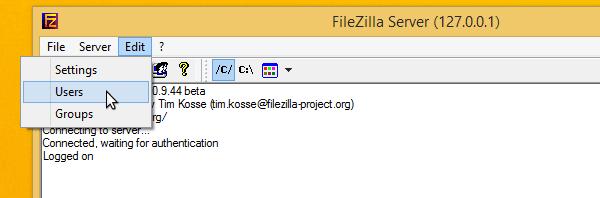 δημιουργία ftp server windows filezilla 07