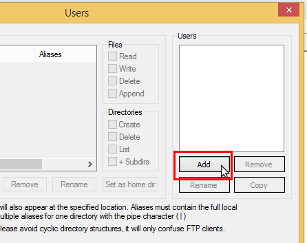 δημιουργία ftp server windows filezilla 09