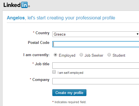 δημιουργία linkedin λογαριασμού - πρώτα βήματα 05