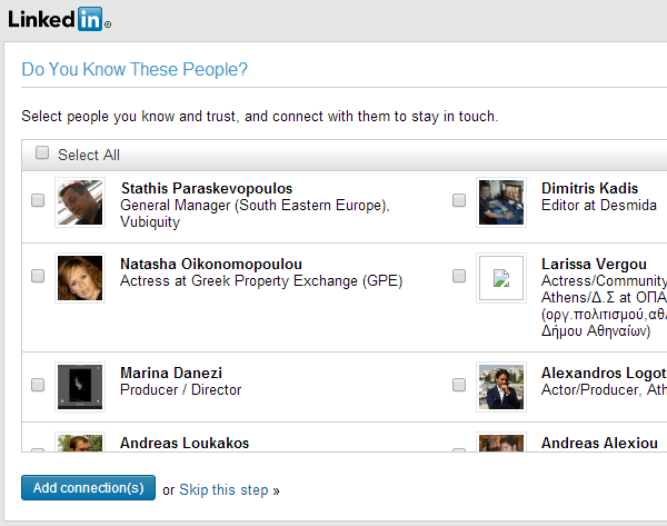 δημιουργία linkedin λογαριασμού - πρώτα βήματα 13