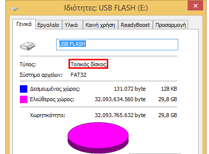 κάδος ανακύκλωσης σε USB flash φλασάκι 20