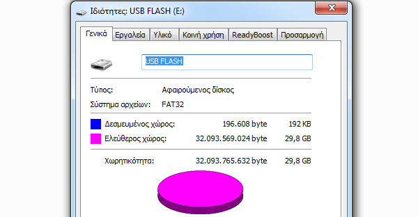 κάδος ανακύκλωσης σε USB flash φλασάκι 24