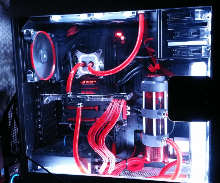 Водяное охлаждение для пк с экраном