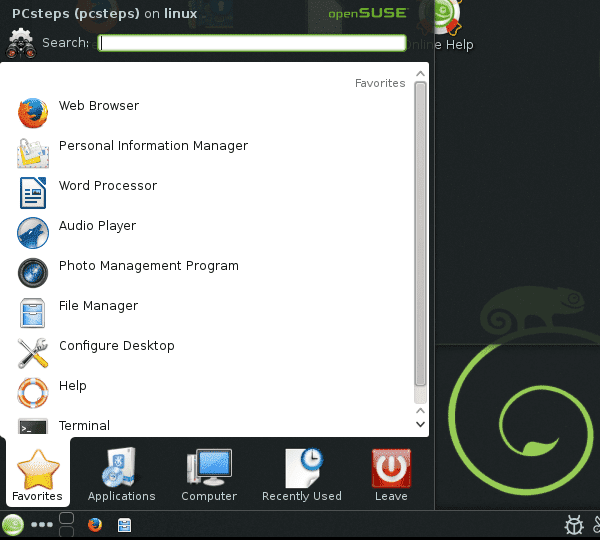 εγκατάσταση opensuse linux 19