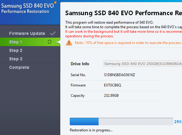 Samsung 840 Evo - Αναβάθμιση Firmware Επειγόντως 13