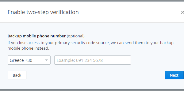 αλλαγή κωδικού dropbox και 2 step verification 11