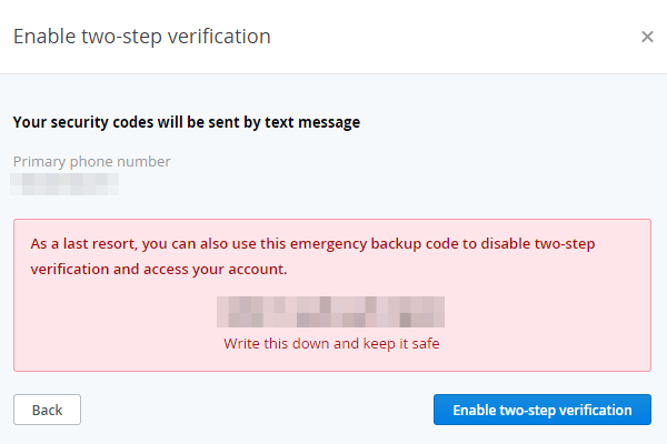 αλλαγή κωδικού dropbox και 2 step verification 12