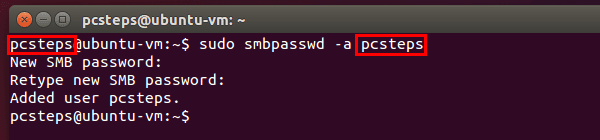 εγκατάσταση samba σε ubuntu για δικτύωση με windows 06