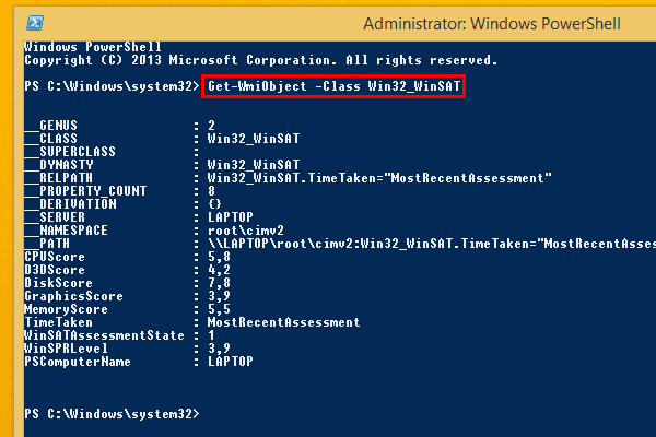 δείκτης εμπειρίας των windows - τι σημαίνουν οι βαθμοί 29