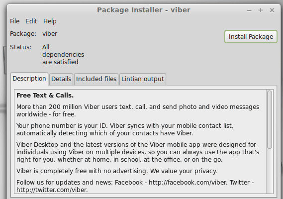 Εγκατάσταση Viber σε Ubuntu - Lubuntu - Linux Mint 04