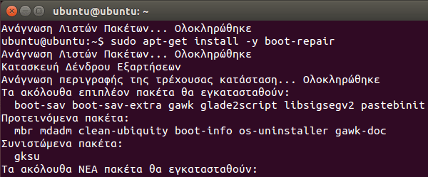Επιδιόρθωση Ubuntu - Linux Mint από Format και επανεγκατάσταση Windows 06