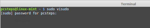 Password στο Linux Mint - Ubuntu - Εμφανίστε Αστεράκια 01