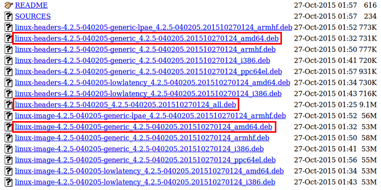 Αναβάθμιση Kernel 4.2.5 σε Linux Mint - Ubuntu 04