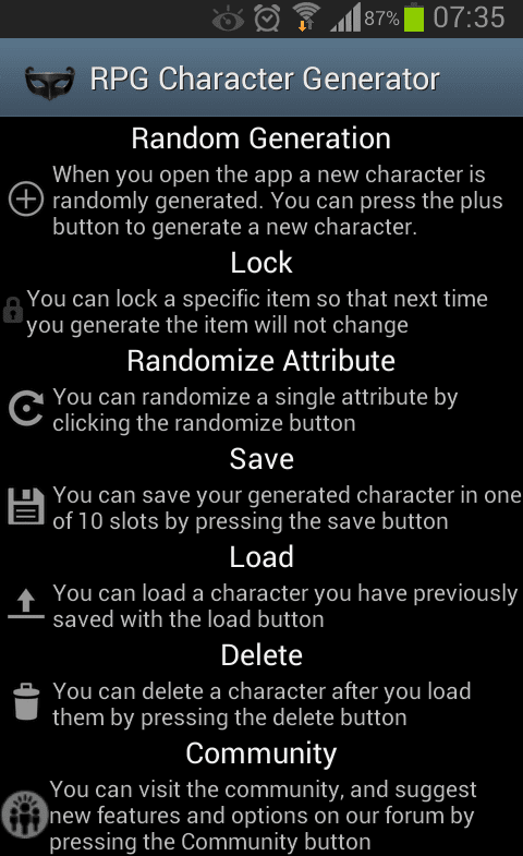 δημιουργία χαρακτήρων RPG στο Android 06