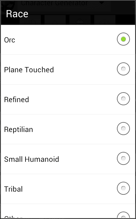 δημιουργία χαρακτήρων RPG στο Android 15