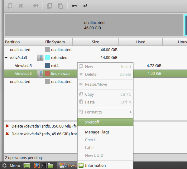 διαγραφή Windows από Linux Mint - Ubuntu Dual-boot 06