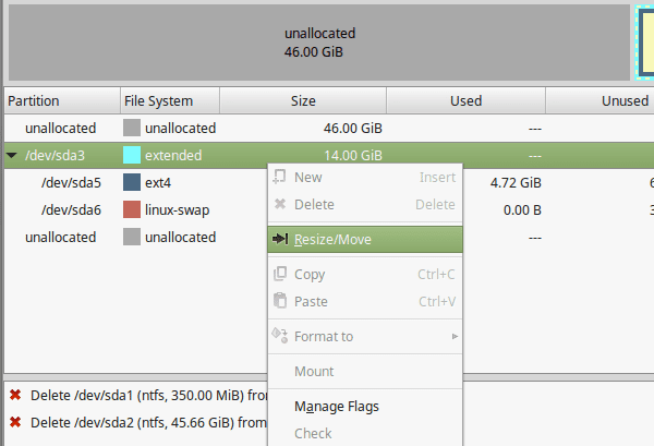 διαγραφή Windows από Linux Mint - Ubuntu Dual-boot 07