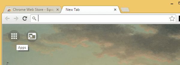 νέο tab με Γνωστά Έργα Τέχνης στον Chrome 10