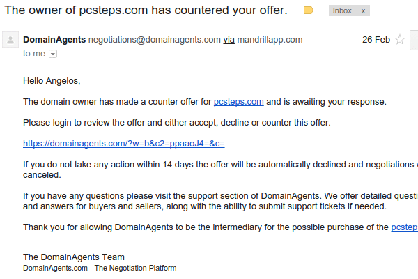 πώς το PCsteps.gr αγόρασε το PCsteps.com 06