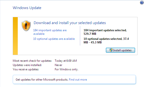 Windows Update - Επιβραδύνει τα Windows, ή όχι 06