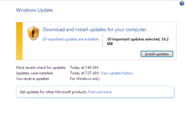 Windows Update - Επιβραδύνει τα Windows, ή όχι 08