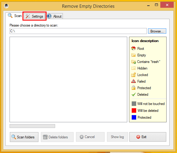 Διαγραφή Άδειων Φακέλων Αυτόματα στα Windows 03