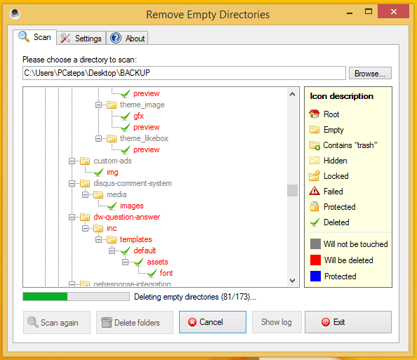 Διαγραφή Άδειων Φακέλων Αυτόματα στα Windows 07
