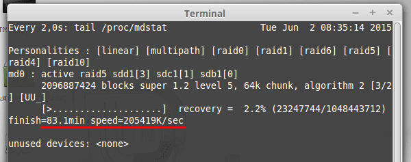Δημιουργία Software RAID 5 στο Linux Mint - Ubuntu 18