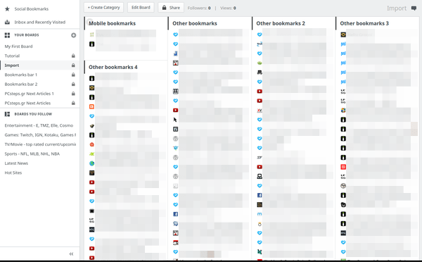 Οργάνωση Σελιδοδεικτών - Bookmarks σε Chrome και Firefox 11