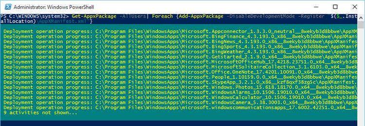 Διαγράψτε τις Εφαρμογές των Windows 10 με το PowerShell 06