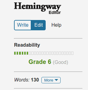 Βελτιώστε τη Γραφή στα Αγγλικά με το Hemingway 06