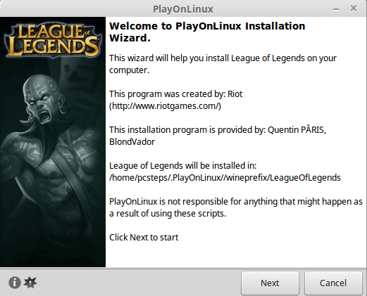 Εγκατάσταση League of Legends στο Linux Mint - Ubuntu 18