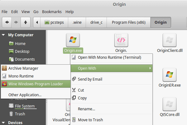 Εγκατάσταση Origin στο Linux Mint - Ubuntu με το Wine 19