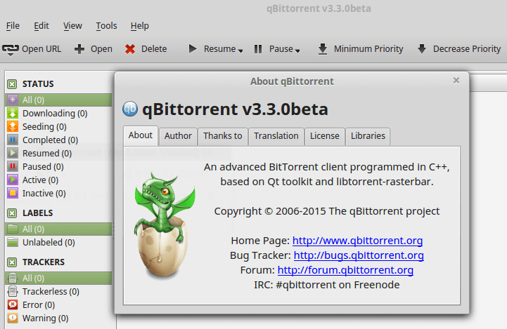 Εγκατάσταση qBittorrent στο Linux Mint - Ubuntu 10