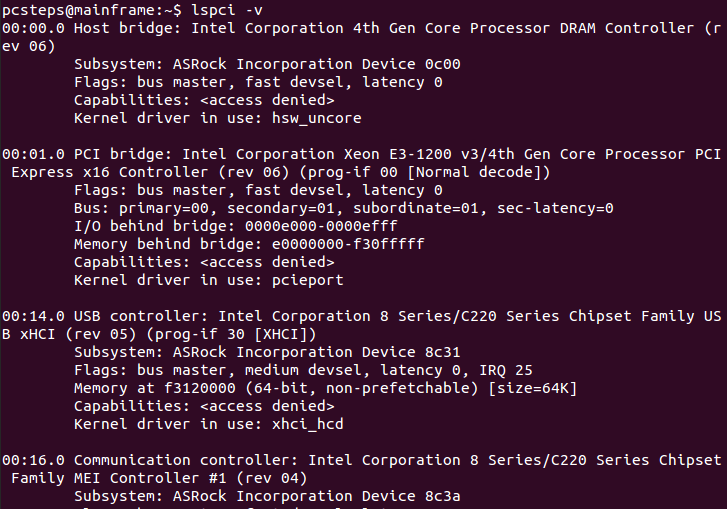 Πληροφορίες Hardware στο Linux Mint - Ubuntu 06