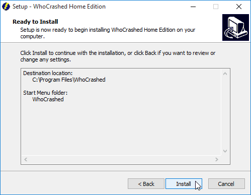 Ανάλυση Μπλε Οθόνης στα Windows με το WhoCrashed 02