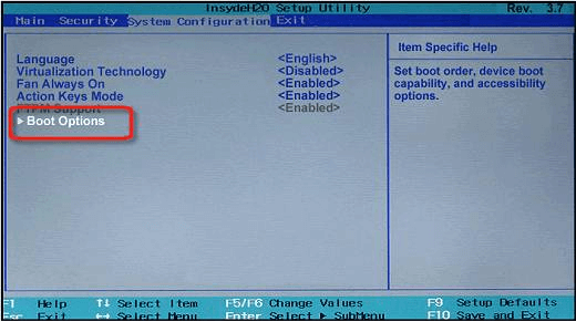 Εκκίνηση Υπολογιστή boot από USB, DVD, ή CD, σε BIOS UEFI 18