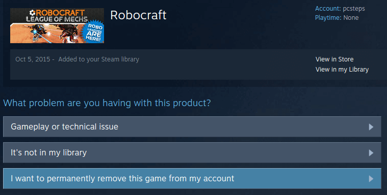 Απόκρυψη ή Διαγραφή Παιχνιδιών από το Steam 11