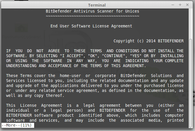 Έλεγχος για Ιούς στο Linux με το Bitdefender For Unices 07