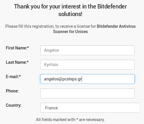 Έλεγχος για Ιούς στο Linux με το Bitdefender For Unices 13