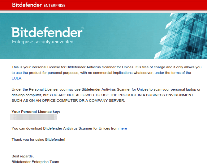 Έλεγχος για Ιούς στο Linux με το Bitdefender For Unices 14