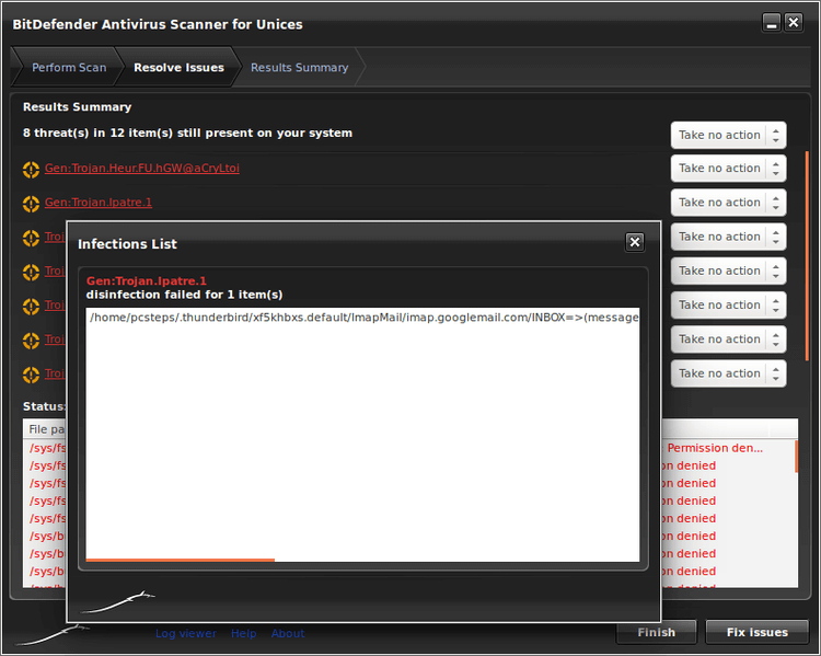 Έλεγχος για Ιούς στο Linux με το Bitdefender For Unices 21