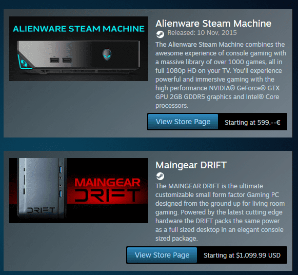 Steam Machines