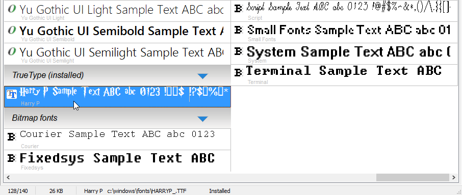 Μετονομασία Γραμματοσειράς Στα Windows με το Font Forge Typograf 22
