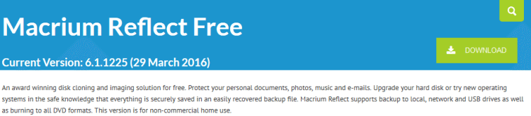 Αντίγραφα Ασφαλείας Windows με το Macrium Reflect free 3