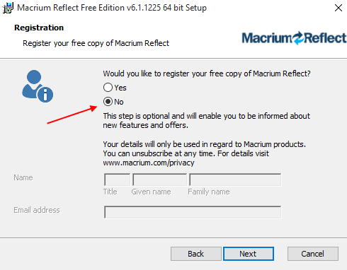 Αντίγραφα Ασφαλείας Windows με το Macrium Reflect free 5
